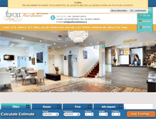 Tablet Screenshot of golfhotelbibione.it